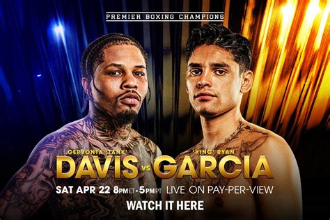 gervonta davis vs ryan garcia ticket|Premier Boxing Champions Tickets